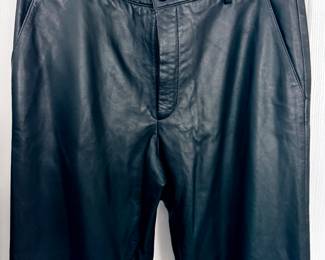 BOSS back leather pants