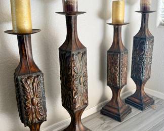 Tall candle holders