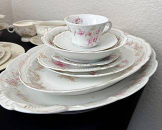 Floral china set