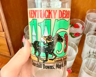 Collectible derby glasses