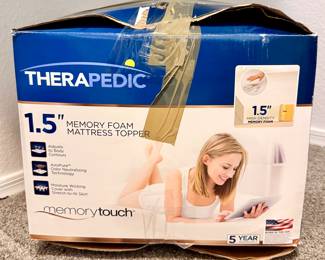 Therapedic memory foam mattress