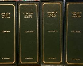 The Franklin Mint-Coin Sets of All Nations Volume 1-4