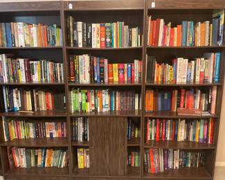 large selection of books