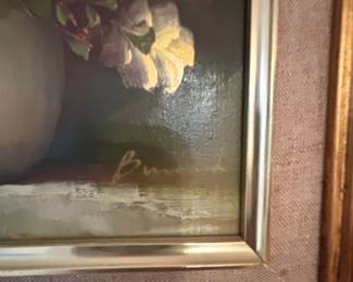 Floral Still Life Oil Painting by Robert Cox second image