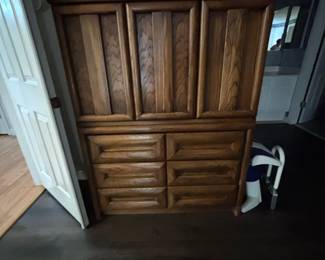 MidCentury Modern Oak Dresser