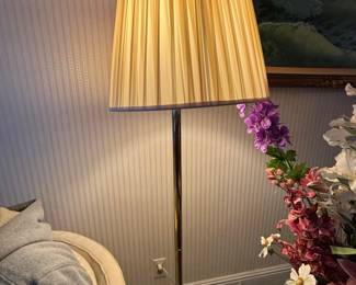 Vintage Pleated Empire Style Floor Lamp