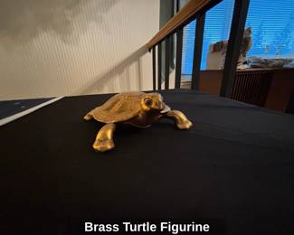 Brass Turtle Figurine second image