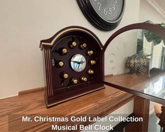 Mr. Christmas Gold Label Collection Musical Bell Clock second image