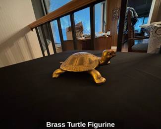 Brass Turtle Figurine