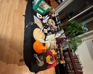 Assorted Halloween and Holiday Decorations