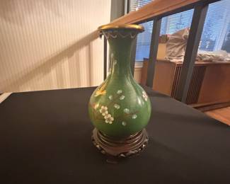 Chinese Cloisonn Vase second image