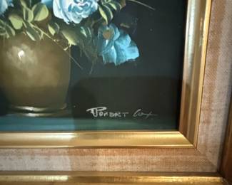 Robert Cox Floral Still Life Painting