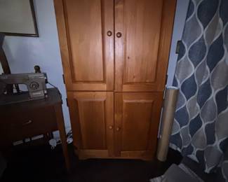 William Draper Country Classics Pine Armoire or Cupboard