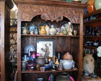 a little closer look at the beautiful top of those shelves