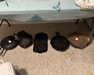 Lodge and Wagner cast iron 