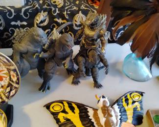 Godzilla figures