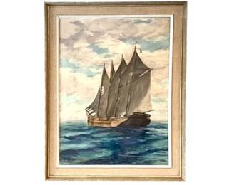 Original Oil Painting By Wilton Artist Joe Whitney