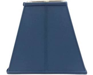 Blue Fabric Lampshade