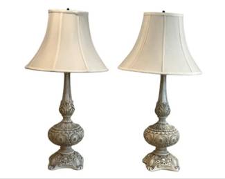 Pair Of Vintage Baroque Lamps