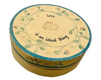 Vintage Paper Trinket Box