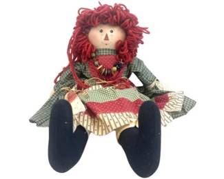 Raggedy Ann Doll Signed Dona