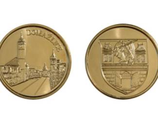 Commemorative Medal - Domazlice Czech Republic Coin With Plastic Coin Protector