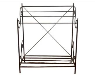 Wrought Iron Blanket Rack