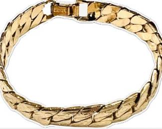 "Sarah Coventry" Gold Tone Costume Bracelet - Signed "Sarah Cov"