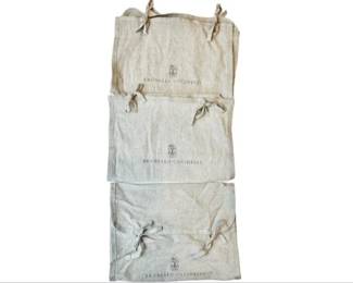 Brunello Cucinelli Linen Dust Covers & Travel Storage Cover