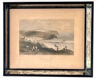 England - Whitehaven Harbor St. Bees Head - Print By Bartlett