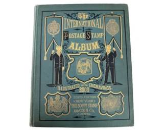 The International Postage Stamp Album, 10th Edition, 1891 - With Stamps