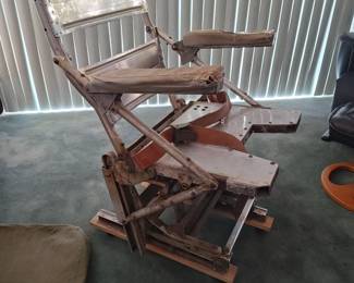 MID CENTURY PAN-AMERICAN MILITARY BOEING C-97 STRATOFREIGHTER PILOTS SEAT