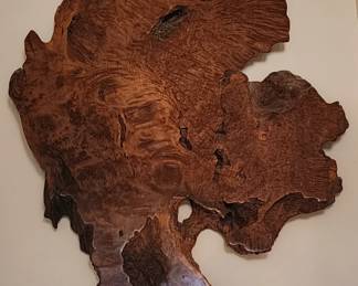 LARGE PIECE OF REDWOOD.