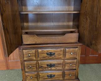 Inside of cabinet