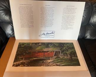 Jim Harrison signed print