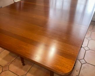 Vintage drop leaf dining table