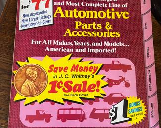 1977 automotive parts catalog