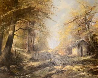 Lovely landscape oil painting