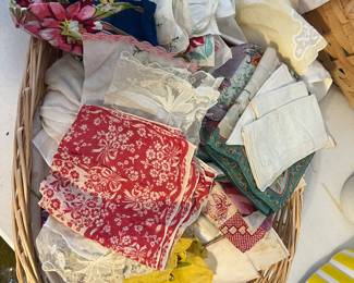Ladies vintage handkerchiefs