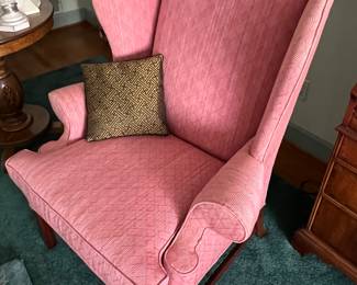 Pink side chair