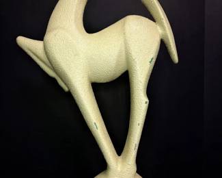 Haeger Pottery 1989 Antelope Gazelle Sculpture