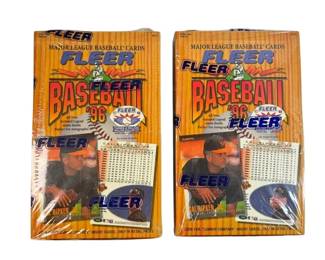 Factory Sealed 1996 Fleer Baseball Card Boxes