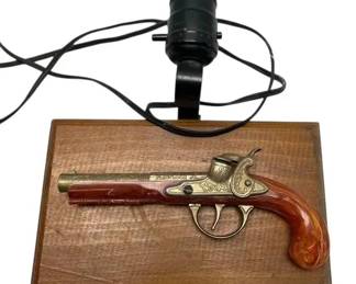 Mounted Flintlock Jr. Replica Wall Light