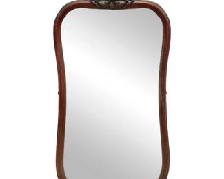 Large Oval Antique Mirror