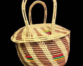 Vintage Woven Basket