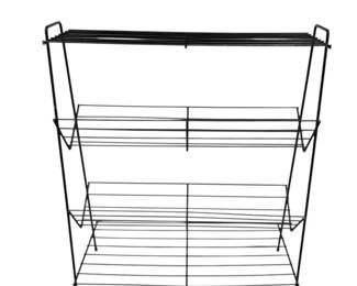 MCM Black Wire Vinyl Record Holder