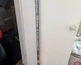 Autographed hockey stick