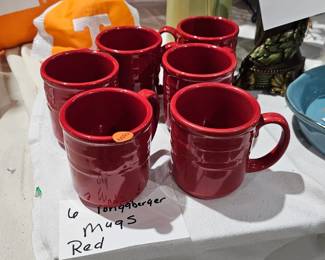 LONGABERGER COFFEE MUGS