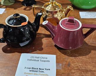 HALL CHINA TEAPOTS