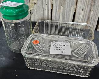 REFRIGERATOR GLASS DISHES